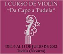 I Curso de Violín "Da Capo a Tudela"