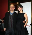 Maribel Verdú y Pablo Berger antes de entrara a la sala del cine para presentar Blancanieves