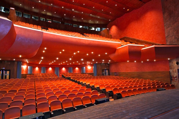 Vista interior desde el escenario - Teatro Gaztambide - Tudela